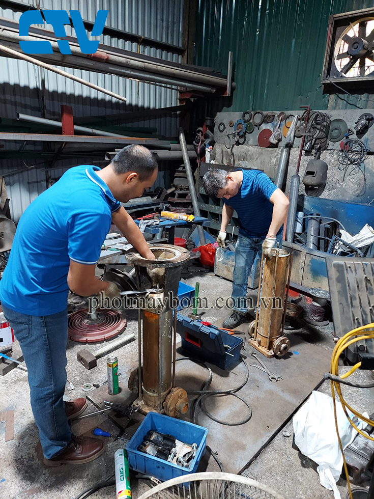 Dịch vụ sửa chữa máy bơm trục đứng giá cạnh tranh nhất tại miền Bắc