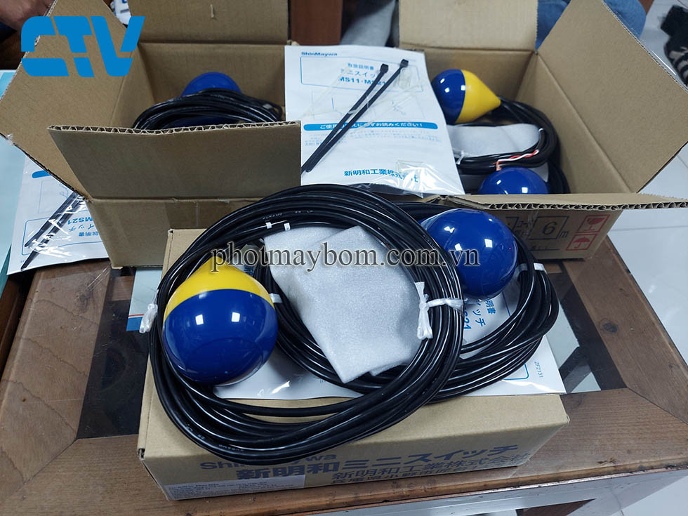 Phao điện máy bơm Shinmaywa MS-11, MS 21