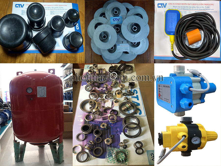 Phụ kiện máy bơm nước chính hãng, giá tốt nhất trên thị trường