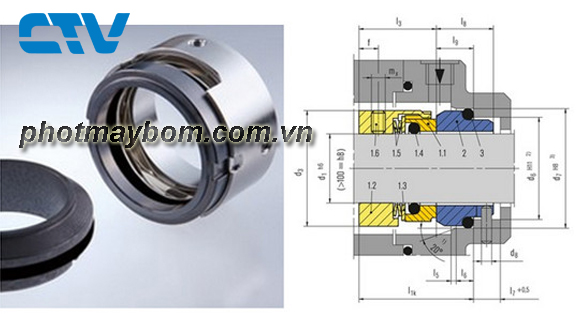 Phớt cơ khí Burgmann M7N