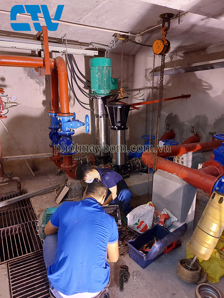 Lỗi thường gặp ở máy bơm trục đứng và cách xử lý hiệu quả