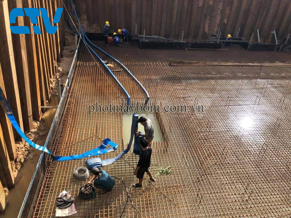 Cho thuê máy bơm công nghiệp phục vụ thi công xây dựng tại Hà Nội